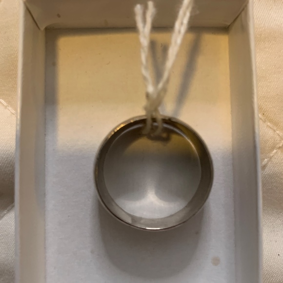 Silver Navajo Style Ring - Size 10 - Picture 3 of 4